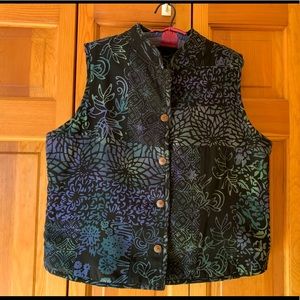 Reversible quilted vest